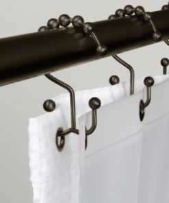 Alternative view of Maytex Mills Metal Double Glide Shower Ring Oil Rubbed Bronze 12 Count