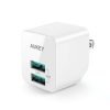 Aukey Usb Wall Charger With Foldable Plug & 2.4A Output For Iphone 5/5S/4/4S .. 7 57 3b2ed9c4 8a87 4c10 83f6 2d053a1462f9