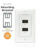 Hdmi Wall Plate (2 Port) By Mediabridge - [Latest Version - Supports 4K 3D Ar..
