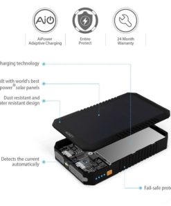 Aukey 12000Mah Solar Charger With Sunpower Panel (The Highestefficiency Panel.. 11 57 3d05a43f 5fdf 43e8 bba2 c8edfbce0a98