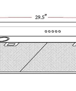 Akdy 30" Stainless Steel Under Cabinet Kitchen Grease Filters Range Hood 15 57 3df3a773 a63f 4a7b ac15 bf430bd28d07