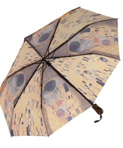 Alternative view of Galleria Gustav Klimt "The Kiss" Folding Umbrella