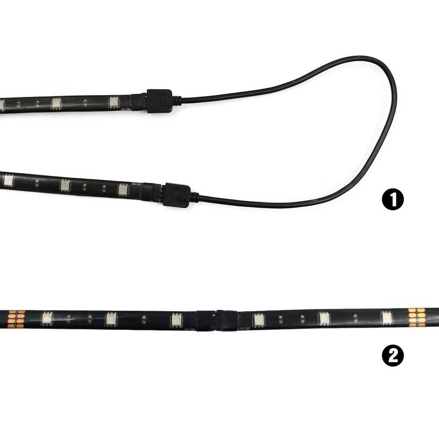 Torchstar Led Multi-Color Rgb Home Theater Tv Backlight Kit 4Pcs Of Etl Liste.. 6 Torchstar Led Multi-Color Rgb Home Theater Tv Backlight Kit 4Pcs Of Etl Liste.. - Image 6