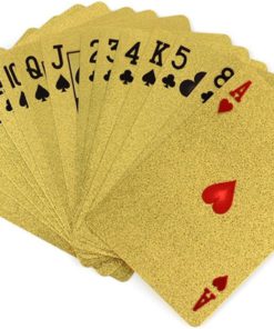 Deck Of 24K Gold Foil Plating Poker Plastic Playing Cards With Mahogany Wood .. 15 57 3ffcb8c1 a79c 4ccd 98b0 ed263224ae28
