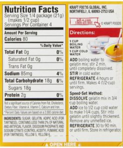 Jell-O Gelatin Snacks Mango 3-Ounce (Pack Of 6) 3 Ounce (Pack Of 6) 6 57 4323e290 be81 46b6 9d39 ddf445bebdf7