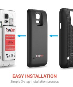 Alternative view of Powerbear Samsung Galaxy S5 7800Mah Extended Battery & Back Cover & Protectiv..