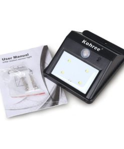 Kohree 3 Pcs Solar Powered Wireless 4 Led Security Motion Sensor Light Outdoo.. 12 57 43737206 f214 4e97 a311 989537ed1146