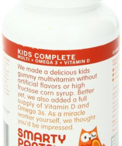 Alternative view of Smartypants Kids Complete Gummy Vitamins: Multivitamin Vitamin D3 B12 (Methyl..