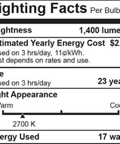 4-Pack Bioluz Led Br40 17W = 120W Equiv 2700K 1400 Lumen Smooth Dimmable Lamp.. 13 57 4424ed7c e617 4f3e 9bf6 ed36fb39f544