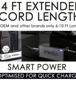 Alternative view of Pwr+ 14 Ft Charger For Acer Chromebook 11 13 14 R11 Ac Power-Adapter Laptop B..