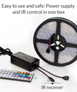 Alternative view of Lightplus 16.4 Ft (5M) Rgb Led Strip - Flexible 300 Leds Color Changing Rgb S..