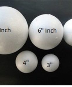 La Crafts Brand 6" Smooth Foam Craft Ball- Polystyrene (Not Styrofoam) - 12 P.. 5 57 44c517e9 91c1 4168 a2af 3e5d2483e72b