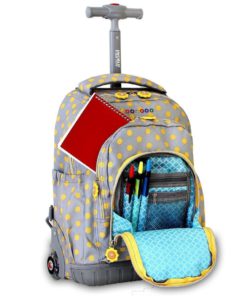 J World New York Lollipop Kids' Rolling Backpack With Lunch Bag Candy Buttons 6 57 44fcf044 0f36 4ea3 aaf0 64c8ece1e443