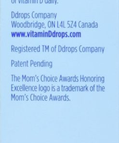 Alternative view of Ddrops Baby 400 Iu Vitamin D 90 Drops 2.5Ml (0.08 Fl.Oz) 1 Pack