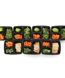 Meal Prep Haven Stackable 3 Compartment Food Containers With Lids Set Of 7 10 57 47628509 2c2e 4fe7 9a38 6652dcbeeee1