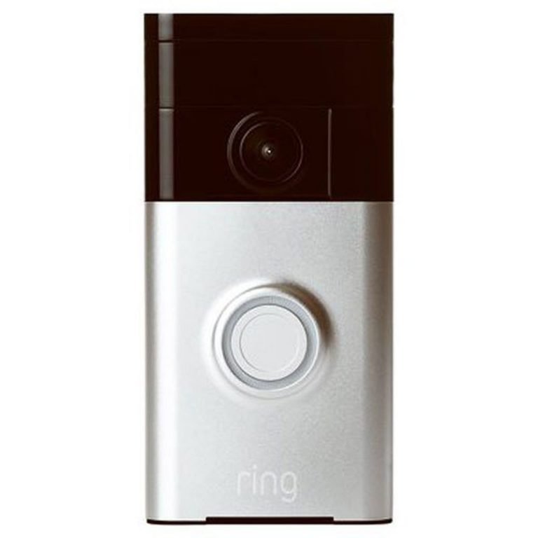 Ring Wi-Fi Enabled Video Doorbell Satin Nickel