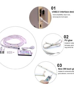 Maylit(Tm)Usb Tv Light Strip Under Cabinet Mood Backlighting For 40" To 60" H.. 12 57 4810703c 4134 4757 a136 a1793bb89041