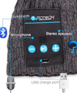 Mydeal Bluetooth Beanie Hat Winter Warm Soft Knit Cap With Wireless Headphone.. 13 57 483f7960 a73f 486d bfcd ba890a7d2346