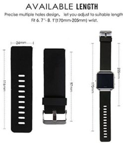 Alternative view of Fitbit Blaze Smart Fitness Watch Classic Silicone Replacement Accessory Band/..
