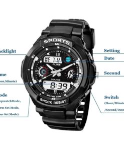 Ecoopro Men's Ak1170B Black Rubber Strap Black-Tone Analog Digital Sport Watc.. 3 57 493a0f84 081e 4d7d 9fa8 614cd50da2d8
