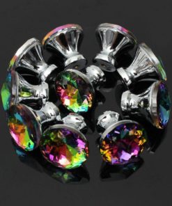 Kingso 10Pcs Colorful Crystal Glass Cupboard Wardrobe Cabinet Drawer Knob Doo.. 8 57 4942f9e9 eb4f 4338 81ea 59bead13ac22