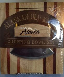 Alternative view of Alaska Ulu Knife And Chopping Bowl Set