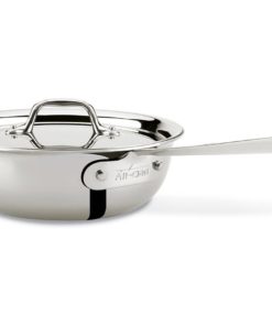 All-Clad 440265 Stainless Steel Tri-Ply Bonded Dishwasher Safe Weeknight Pan ..