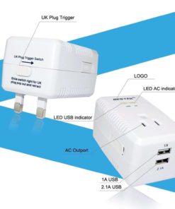 Alternative view of Bestek Ac Universal Adapter International Travel Charger Power Plug Adapter W..