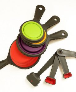 Lennie Cook Collapsible Silicone Measuring Cups & Measuring Spoons Set Portab.. 11 57 4d139bf0 86e8 47e7 9bdc 6d5b94d732c7