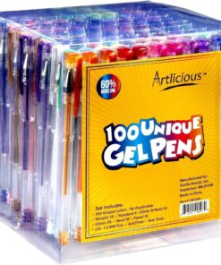 Artlicious - Ultimate 100 Unique Gel Pens Set - Non Toxic & Acid Free - Ideal.. 21 57 4da7dcdf f8cb 4f3d bfe3 feb6c81d0edf 1