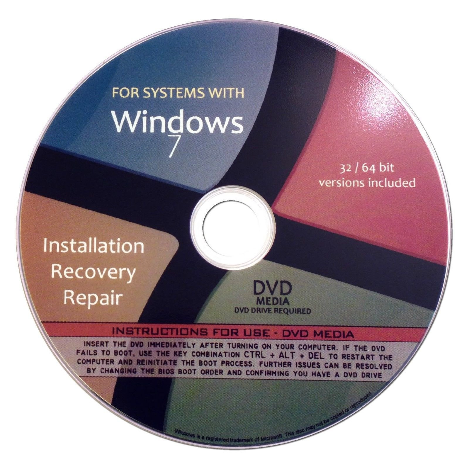 windows 7 64 bit recovery cd download