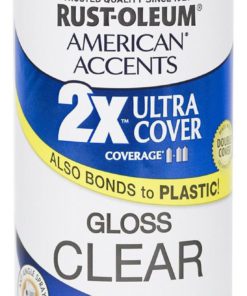 Rust Oleum 280702 American Accents Ultra Cover 2X Spray Paint Gloss Clear 12-..