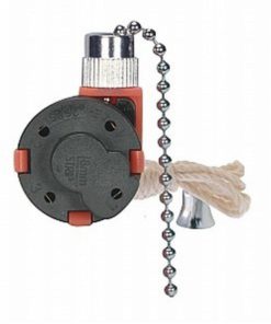Satco 3 Speed Ceiling Fan Switch Nickel - 801983 (1) 1