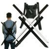Ace Martial Arts Supply Leonardo Dual Ninja Swords With Back Carrying Scabbard 15 57 50e50533 3698 4308 bce4 2cd5874e47d8