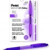 Pentel R.S.V.P. Rt Colors New Retractable Ballpoint Pen Medium Line Violet Ba..