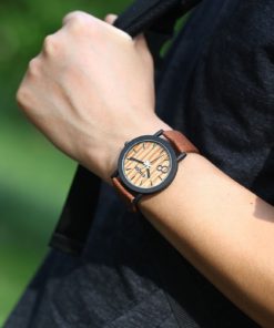 Cucol Eco Faux Wooden Dail Leather Band Watches For Men And Women Casual Desi.. 12 57 51a824d4 ad22 40e1 9ab5 437cb3c83d89