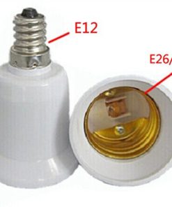Alternative view of Yueton Pack Of 8 E12 Candelabra Screw To E26 / E27 Medium Screw Light Bulb Ba..