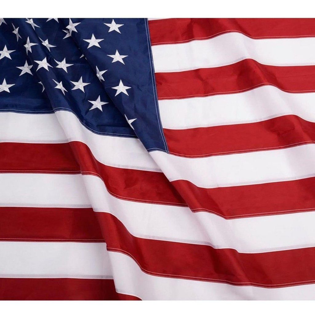 Anley [Heavy Duty] American Us Flag 3X5 Foot Nylon - Embroidered Stars And Se..