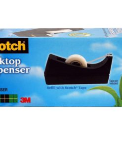 Scotch Desk Tape Dispenser 1In. Core Black 5 57 5319d0df 8a59 4315 8b2c a4ebeea495e1