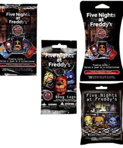 Fnaf Toys Starter Bundle With A 5 Nights At Freddy's Dog Tag Five Nights Back..