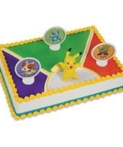 Alternative view of Pokemon Cake Decorating Set Topper