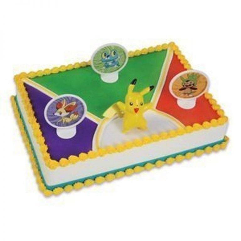 Pokemon Cake Decorating Set Topper