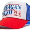 Ronald Reagan George Bush 84 Campaign Hat Cap Curved Royal/Red Red/White/Royal 6 57 53d32aa0 a75e 40b3 9ec9 898bfe5e24e6