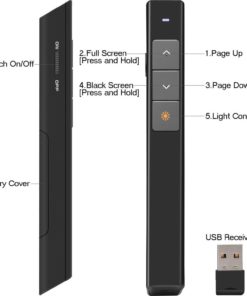 Dinofire Wireless Presenter Rf 2.4Ghz Powerpoint Clicker Presentation Remote .. 14 57 54019539 6edc 4bb8 ac76 171068381675