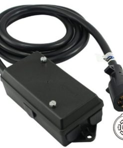 Alternative view of Conntek 7 Way Plug Inline Trailer Cord With 7 Gang Junction Box 6-Feet