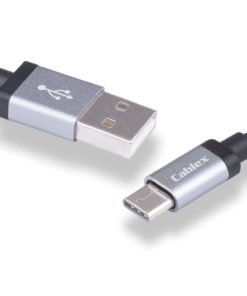 Alternative view of Cablex 2Pack 6Ft Braided Micro Usb 2.0 Type C Cable With Reversible Connector..
