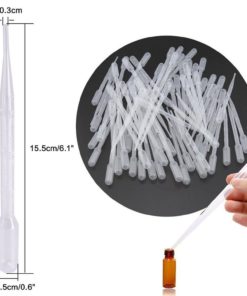 Alternative view of G2Plus 100Pcs 3Ml Disposable Plastic Graduated Transfer Pipettes