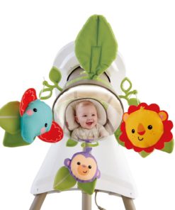 Fisher-Price Deluxe Cradle 'N Swing Rainforest Friends X7340 746775161651 10 57 560a420d 6fa2 4e7e 95cc c170a7b00b21