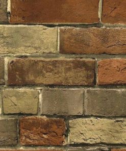 Wallpaper Faux Rust Tuscan Brick Wall Looks Real Up!
