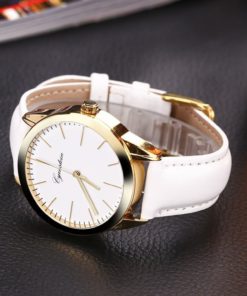 Cyinstein Waterproof Smart Watch With Leather Band Quartz Smartwatch For Wome.. 9 57 56b3ef8d 5f0c 4cdd 89db baa442875ba1